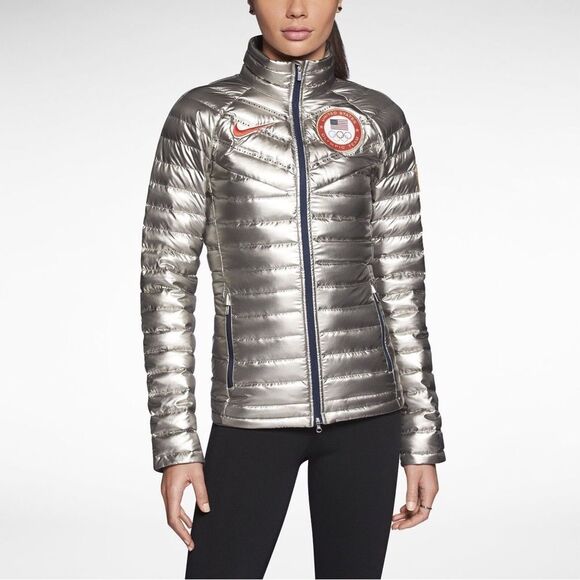 Nike Jackets & Blazers - Nike Team USA Olympic Aeroloft Summit 800 Down Puffer Jacket 2014 Sochi RARE